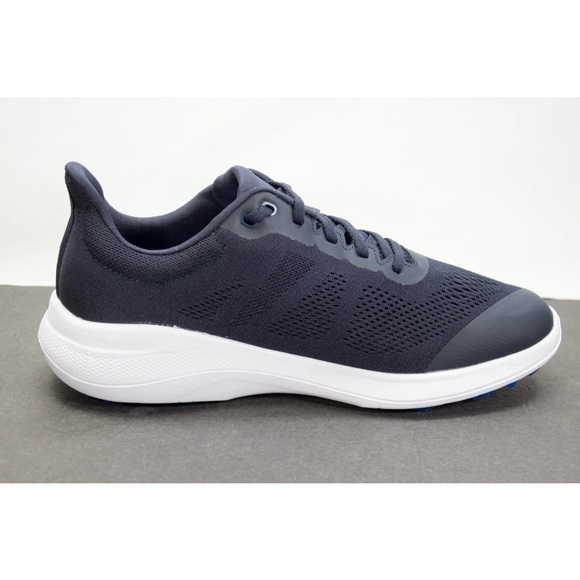 FootJoy FJ Flex Mens Size US 9 Wide Spikeless Performance Golf Shoes Navy 56140 - Picture 3 of 13